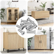 Dado a bloccaggio 2857 pcs Argento Acciaio 864564