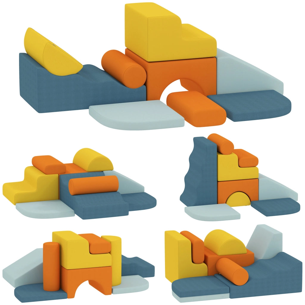 Set 9 Blocchi Morbidi Costruzioni ¨C Xylo ¨C Schiuma Colorata per Bambini