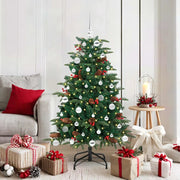 Albero di Natale artificiale con 150 LED Verde 150 cm 3395546