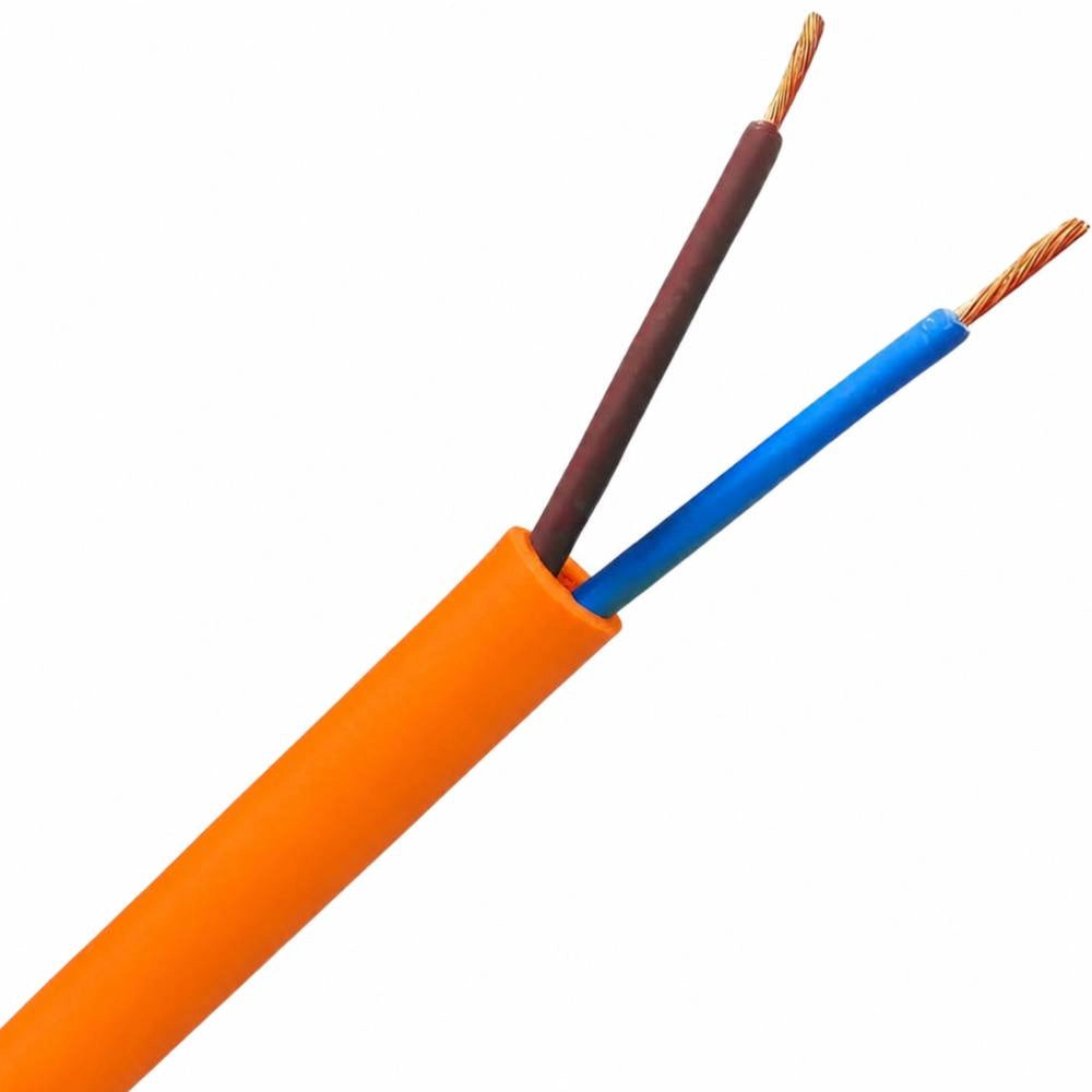 Cavo fror multipolare flessibile antifiamma arancio gommato per impianti *** lunghezza metri 25, sezione conduttore 2...