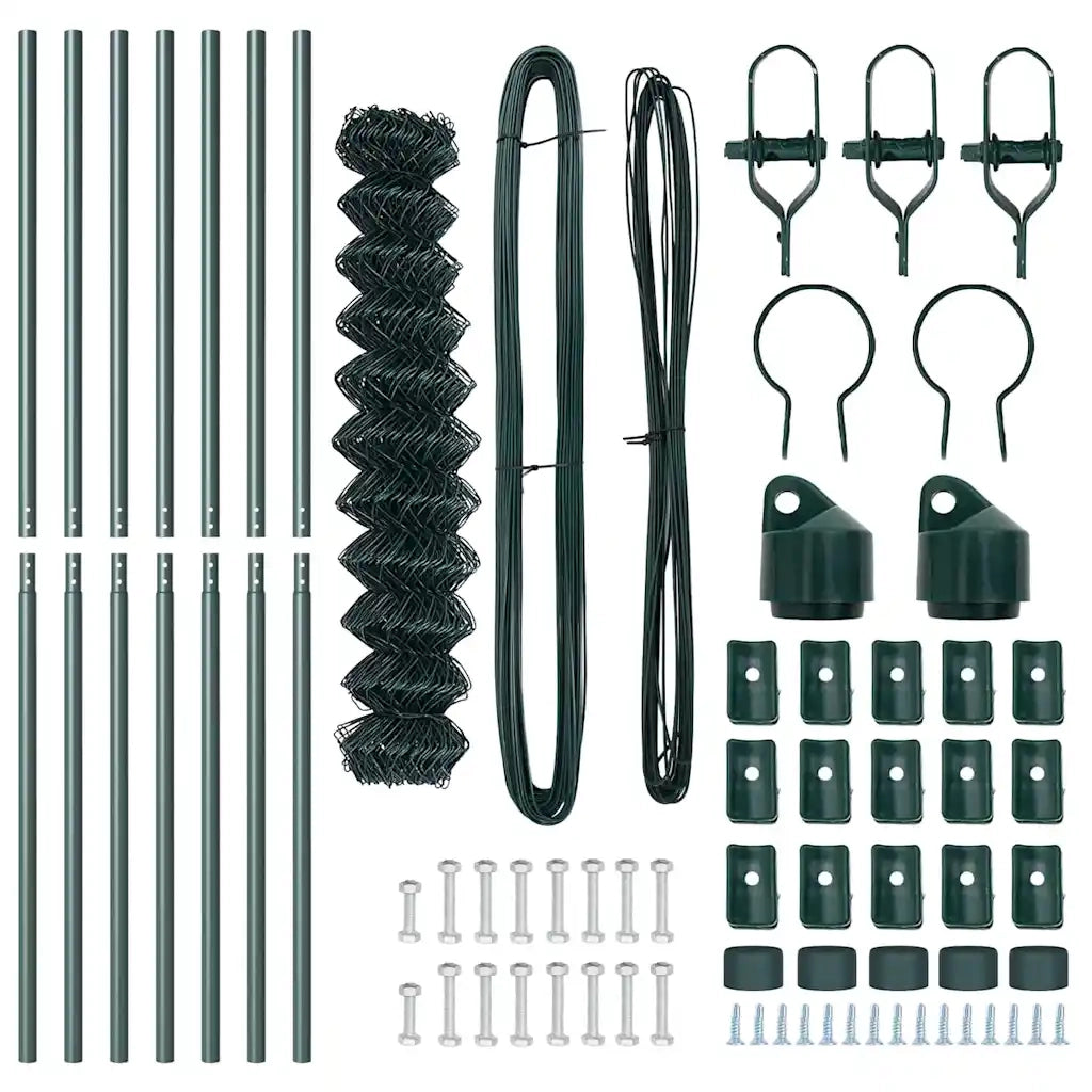 Palo della recinzione | Pannello per recinzione Verde 10 x 1 m (rete 60 x 60 mm)