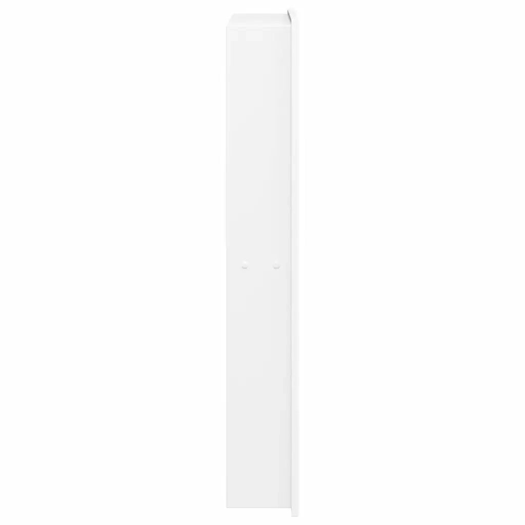 Nicchia per Doccia Bianco Opaco 32x62x9cm in Acciaio Inox