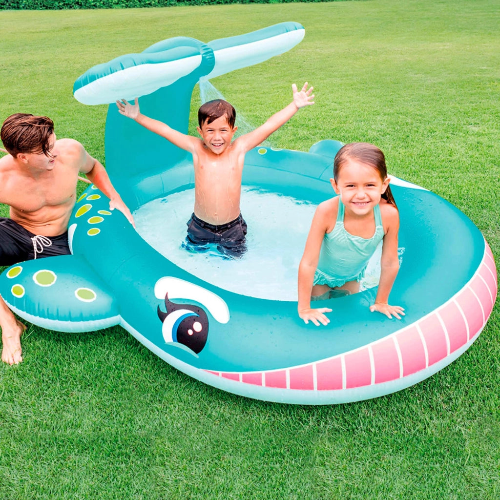 Piscina Gonfiabile Balena 201 x 196X91 Intex