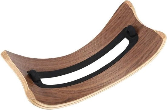 Supporto Verticale per Laptop a forma di Arco in Noce di Walnuts.
