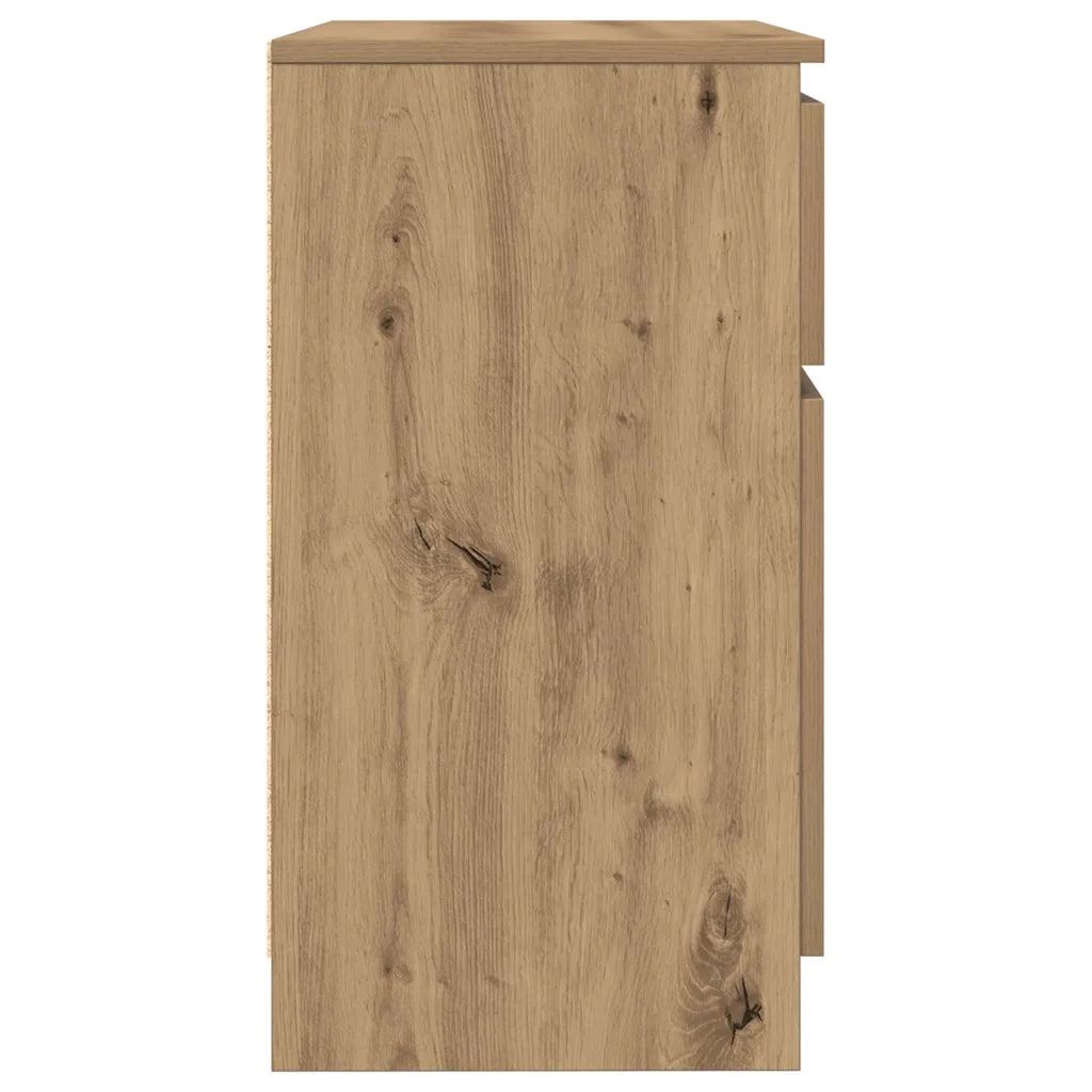 Credenza | Madia | Buffet da pranzo | Armadio da pranzo con Cassetto Rovere Artigianale 71x35x65 cm Truciolato