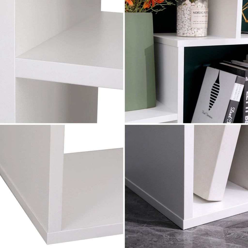 Libreria multiforme a 8 ripiani bianco JANE