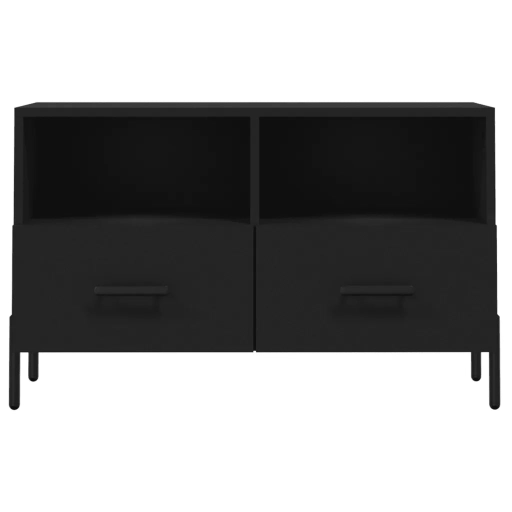 Mobile TV | Armadietto TV | Mobile Porta TV Nero 80x36x50 cm in Legno Multistrato