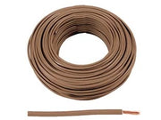 CAVO ELETTRICO UNIPOLARE ANTIFIAMMA MARRONE FS17- - 1x mmq.6 colore marrone - 100 mt