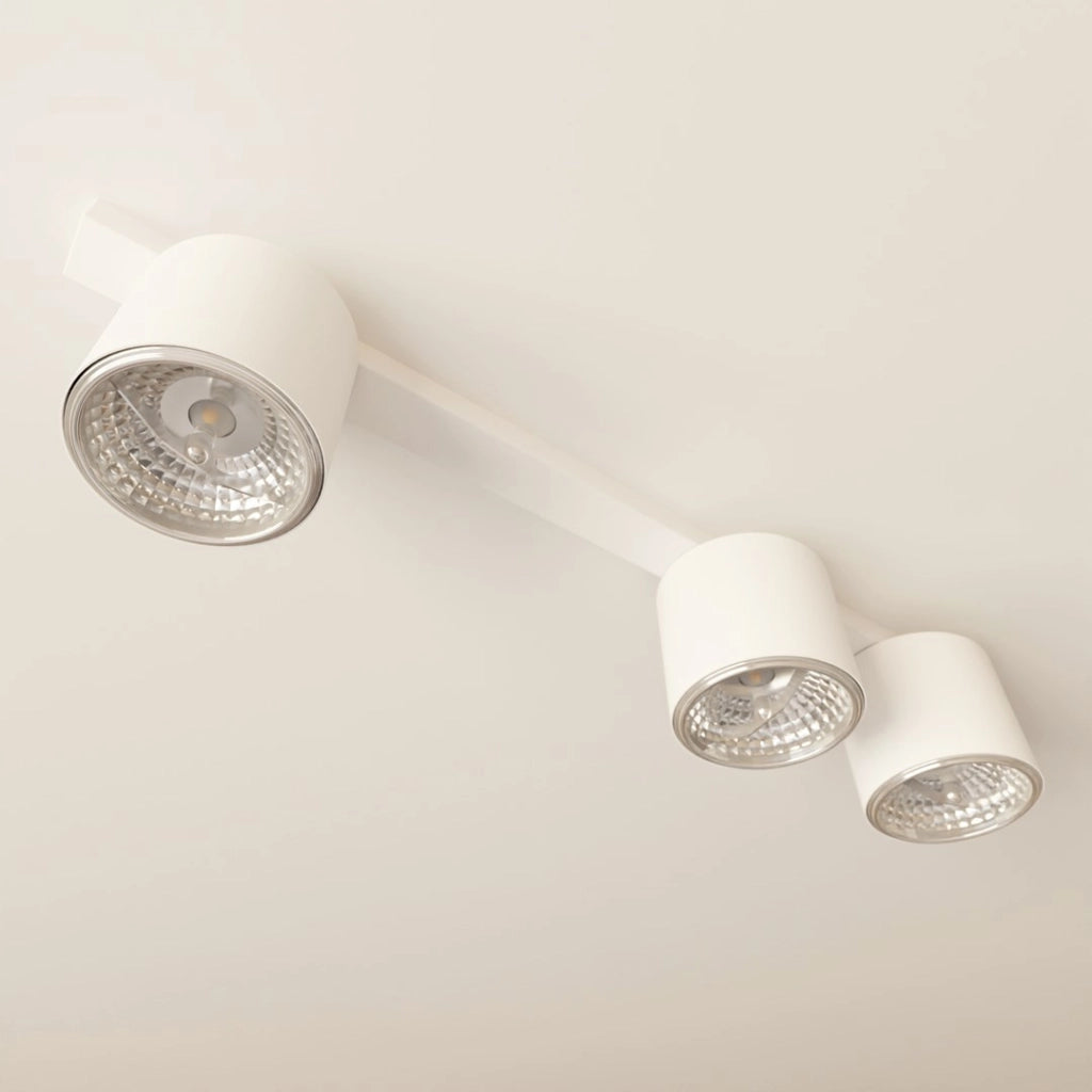 Barra spot bianca minimal 70cm 3xES111 15W Nano Emibig