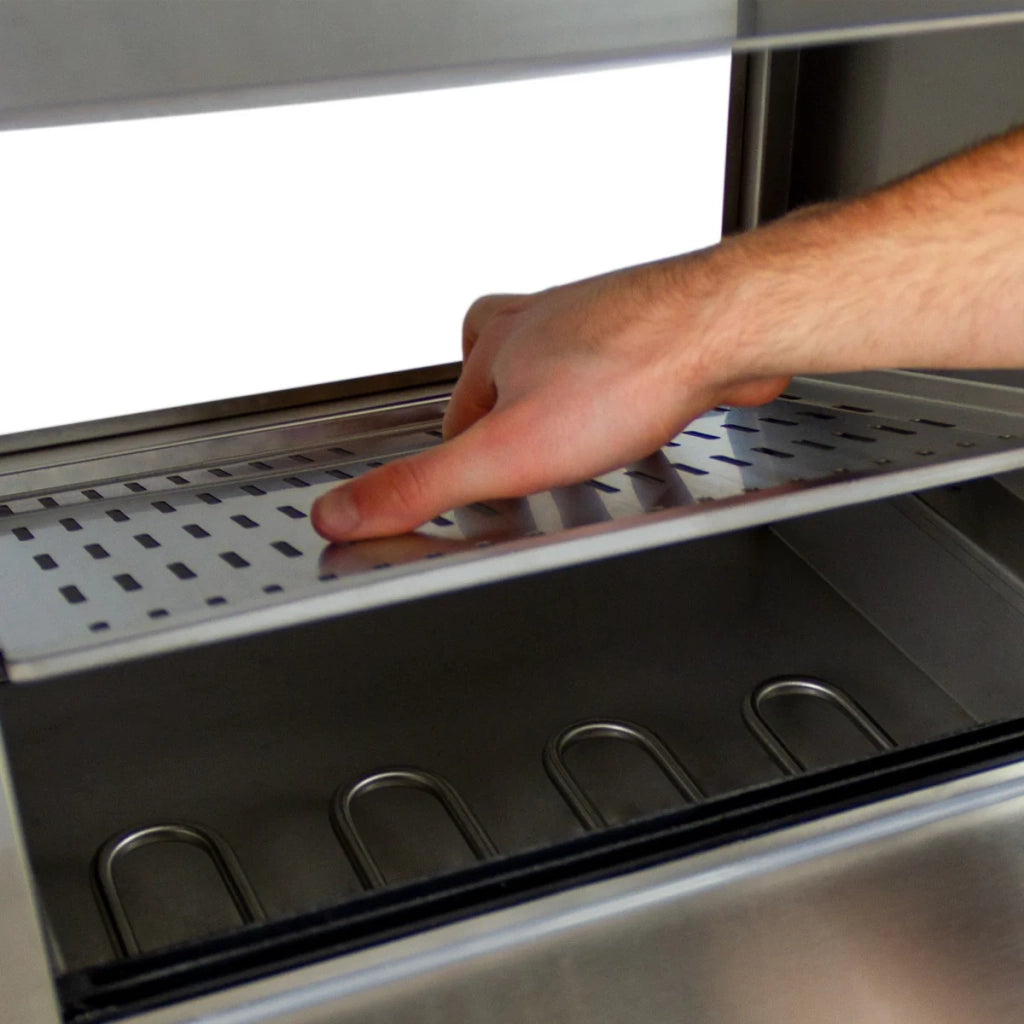 KuKoo Macchina a Vapore per Hot Dog in Acciaio Inox con Carrello per eventi, feste e attività commerciali