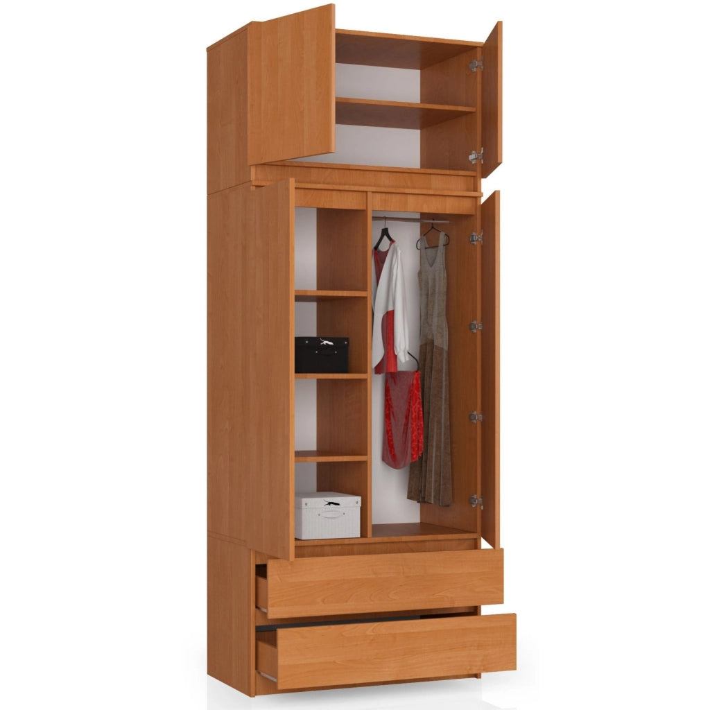 Sopralzo per armadio AKORD S90 Ontano 90 cm 2 ante 90x51x55 cm