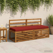 Cuscino per panchina SOEST 100% Poliestere Rosso 950314
