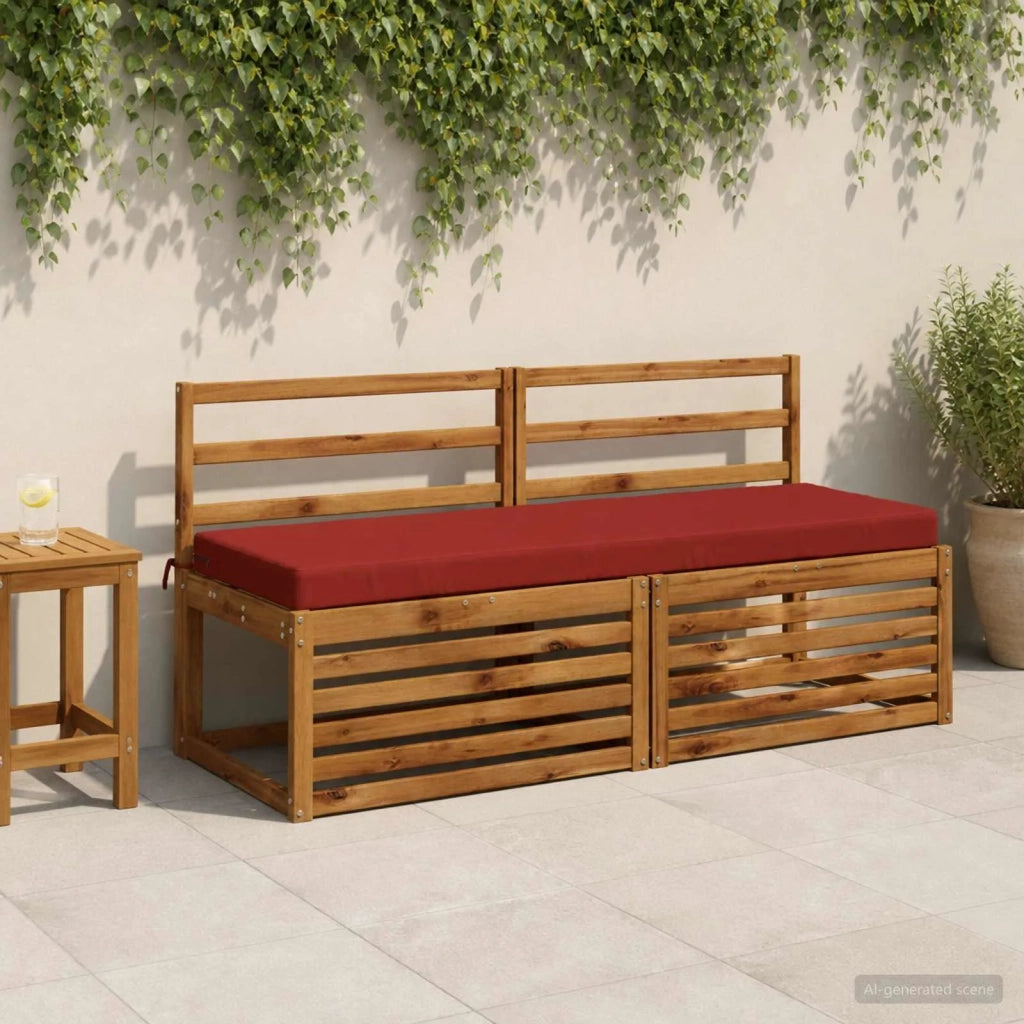 Cuscino per panchina SOEST 100% Poliestere Rosso 950314