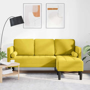 Set di divani con cuscino Giallo Poliestere 42001932