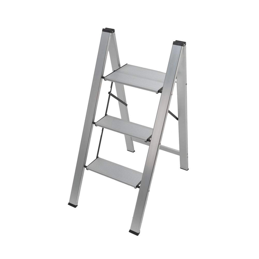Mini Scaletta Sgabello in Alluminio Minisgà ALU Senza Parapetto Gierre Formato: 3 Gradini