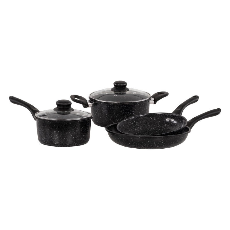 Set di 4 Batteria 6pz Black Iron Carbon Steel