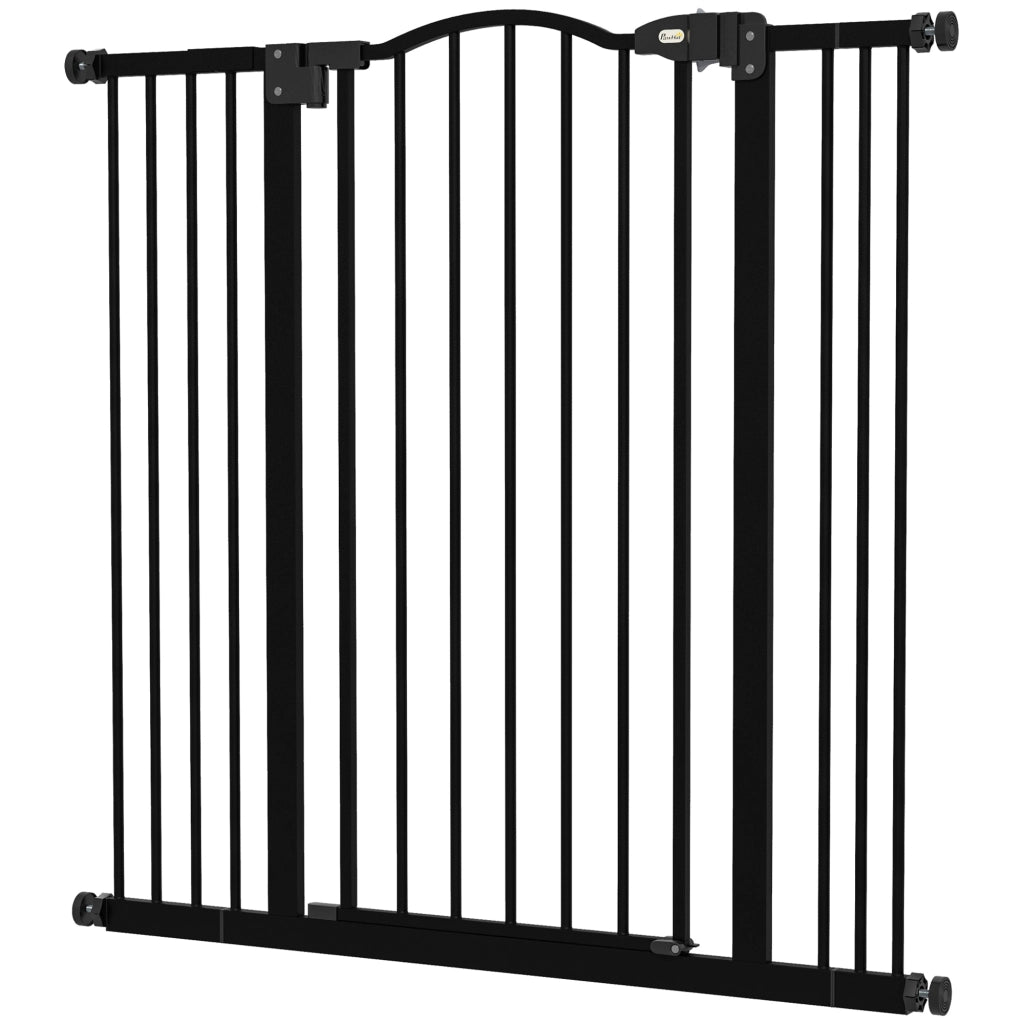 Barriera di Sicurezza per Cani con Larghezza Regolabile 76-104 cm ¨C Minimal ¨C Nero