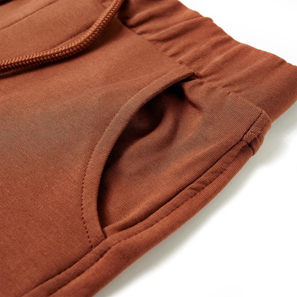 Pantaloncini per Bambini con Coulisse Marrone 128 11627