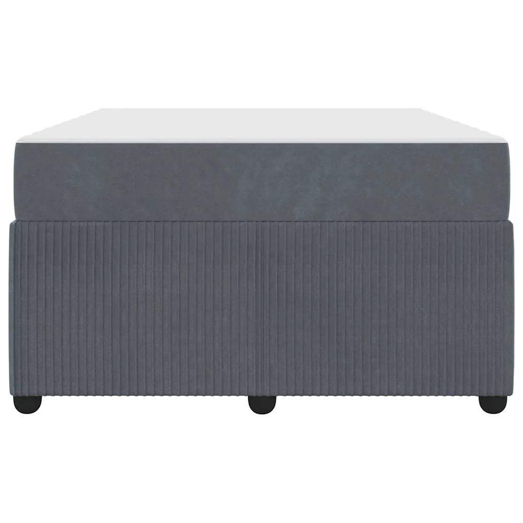 Letto matrimoniale | Letto per adulti | Struttura del letto Grigio scuro 120 x 200 cm Tessuto