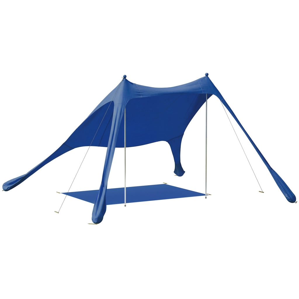 Tenda da Spiaggia Pieghevole ¨C Xylo ¨C UPF50+ Alluminio Blu con Tappetino