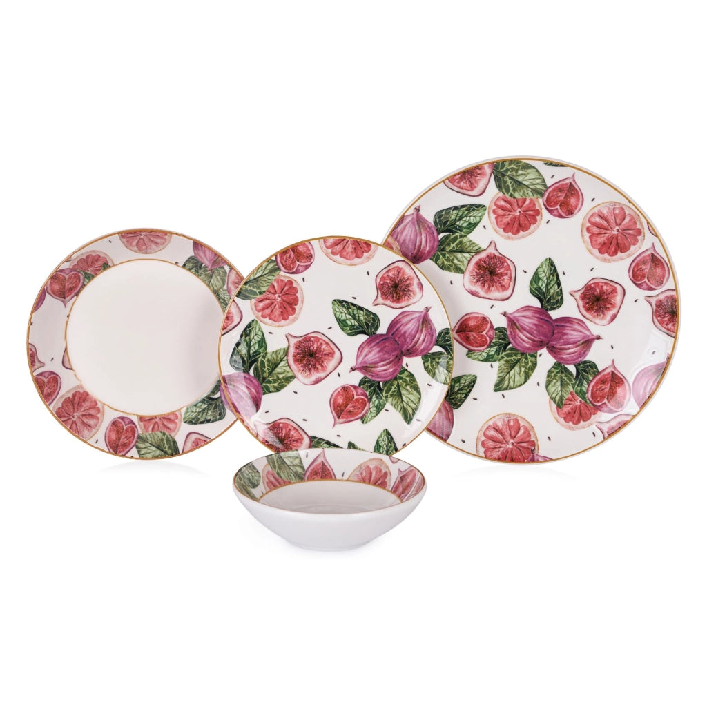 Nolova, Servizio Piatti set da 24, Multicolore