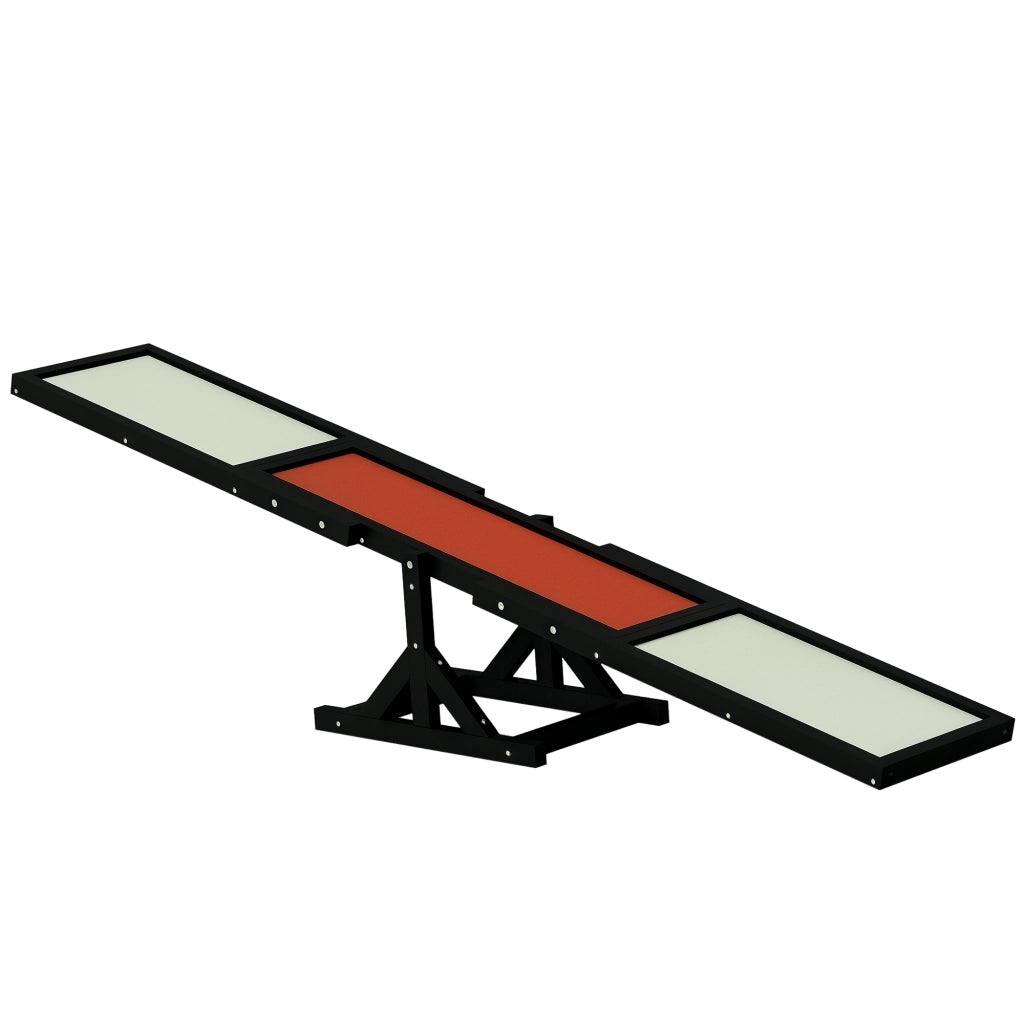 Agility Sport per Cane con Altalena ¨C zephmum ¨C Legno di Abete Grigio Nero