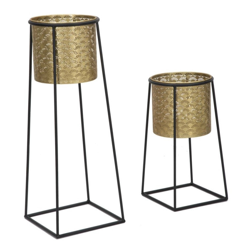 Porta Vasi Coppia Cup cm ø 26x70-23x45
