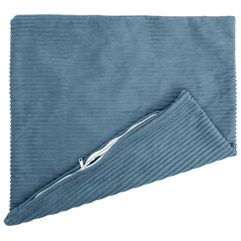Federa 2 pcs HEERLEN Blu 65 x 65 cm corduroy 912943