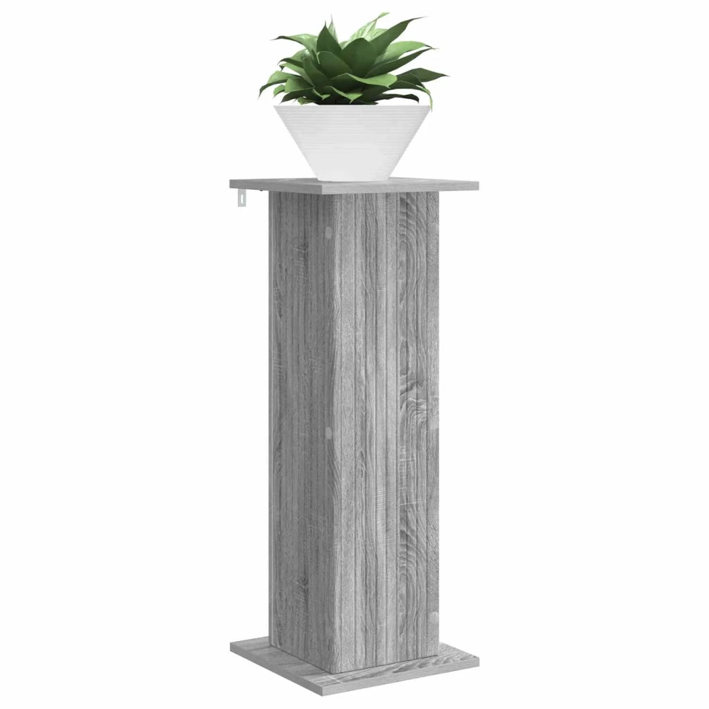 Supporto per piante | Sostegno per piante 2 pz Grigio Sonoma 30,5 x 30 x 80,5 cm
