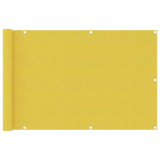 Schermo per balcone schermo per la privacy 90 x 400 cm HDPE giallo 02_0010201