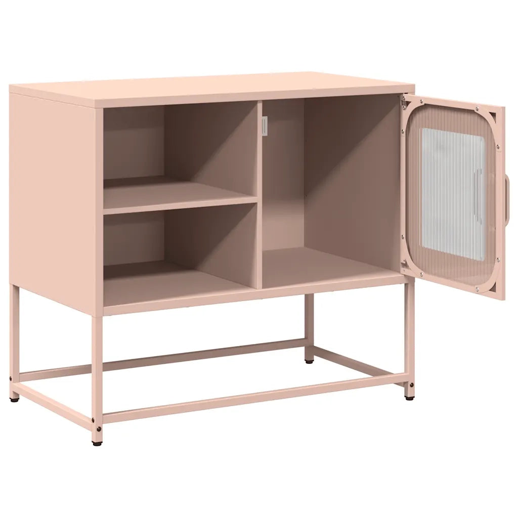 Mobile TV Rosa 68x39x60,5 cm in Acciaio 853387