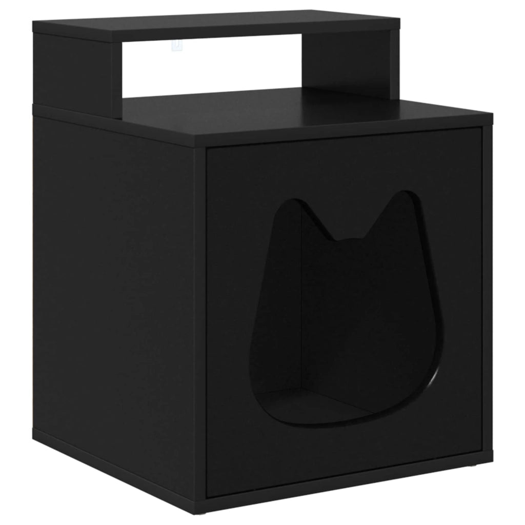 Casa per Gatti Nero 42,5 x 40 x 53,5 cm Legno multistrato CFW7337481