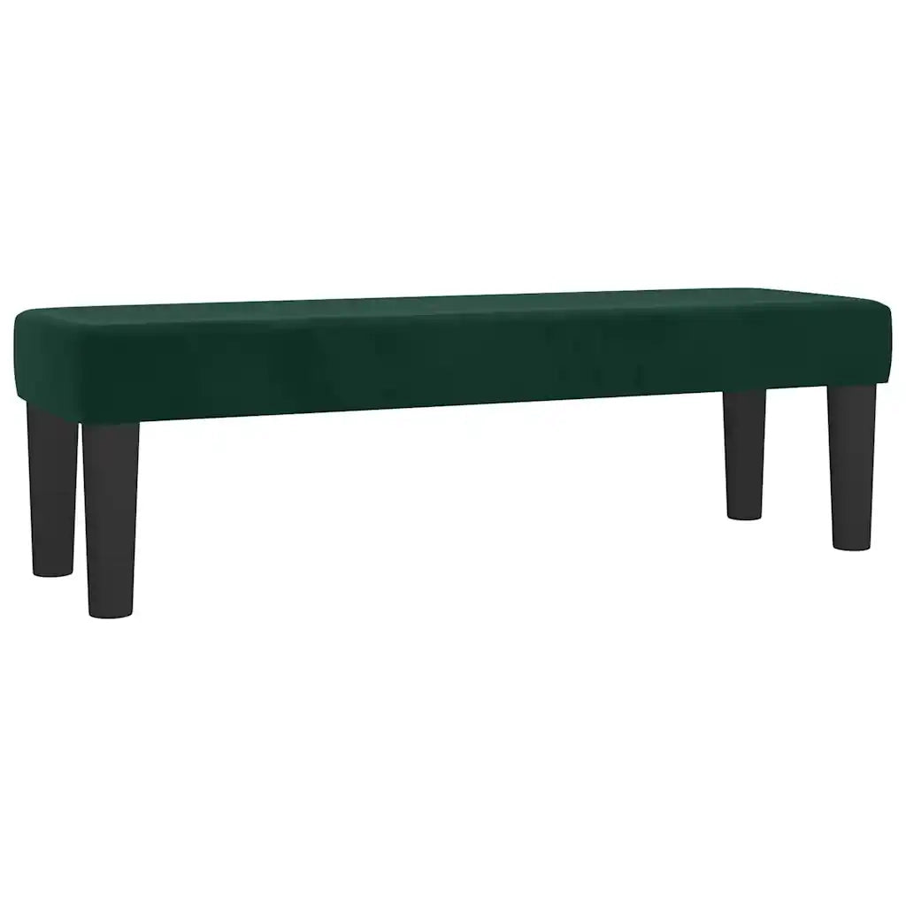 Giroletto a Molle con Materasso Verde Scuro 140x190 cm Velluto 3137902