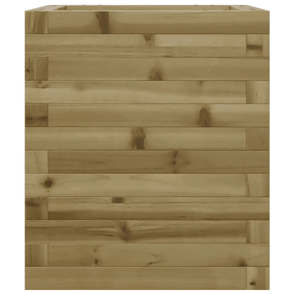 Fioriera da Giardino-Vaso da Esterno 40x40x46 cm in Legno di Pino Impregnato