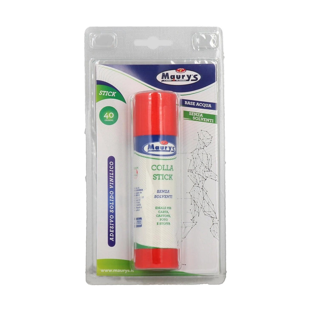MAURY'S COLLA STICK 40GR PER SCUOLA E UFFICIO