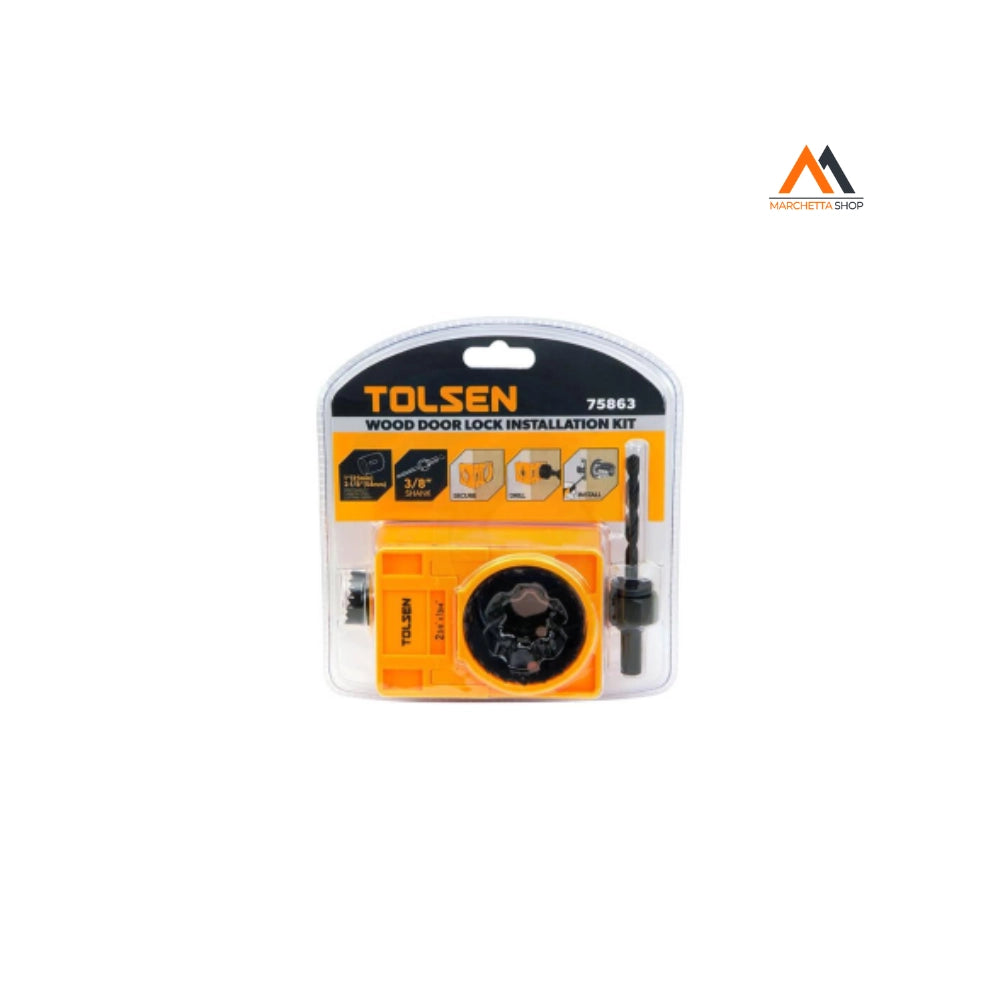 SET FORATURA 4 PZ CON TELAIO DI POSIZIONAMENTO