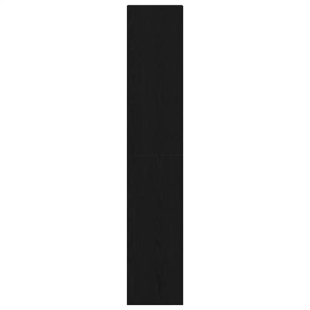 Librerie 2 pz Impilabili Rovere Nero 30x30x80 cm in Truciolato 858806