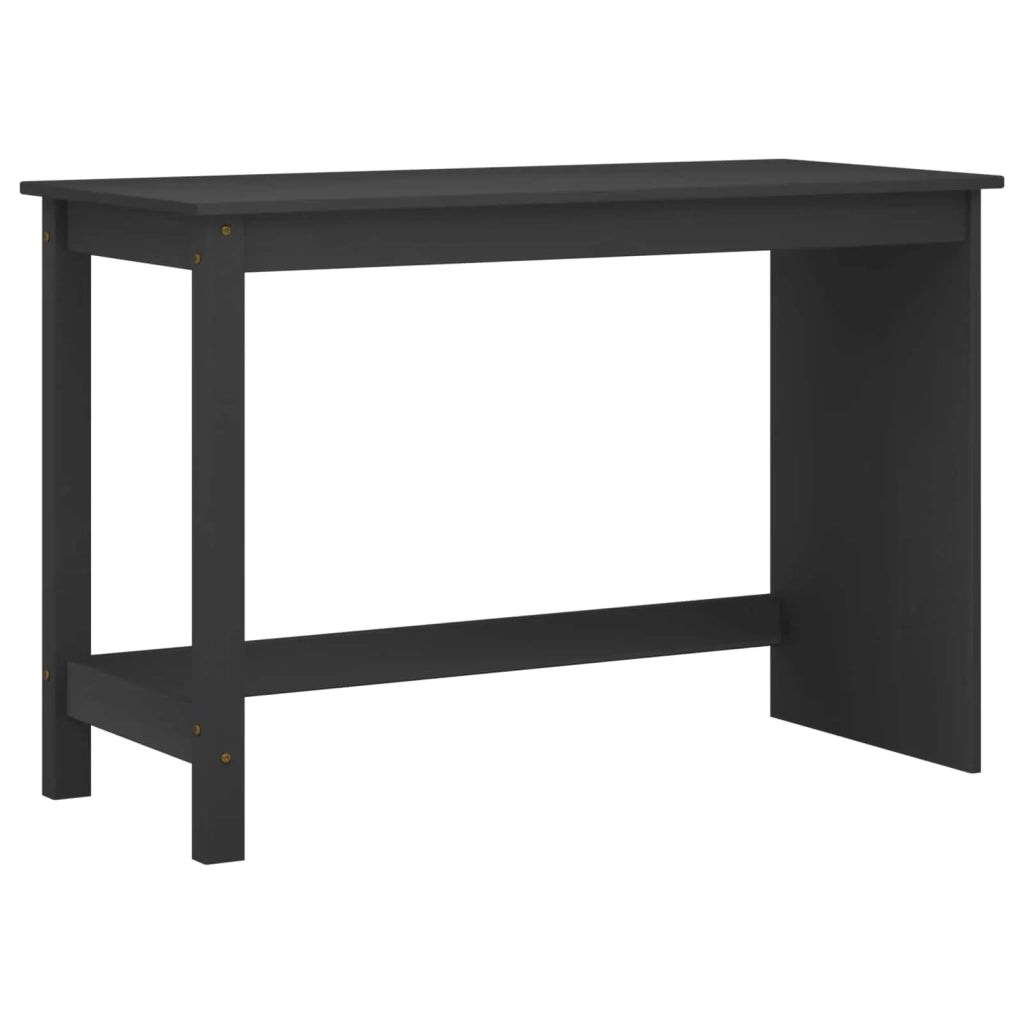 Set scrivania e mobiletto su ruote MOSS 2 pcs Nero 3438788