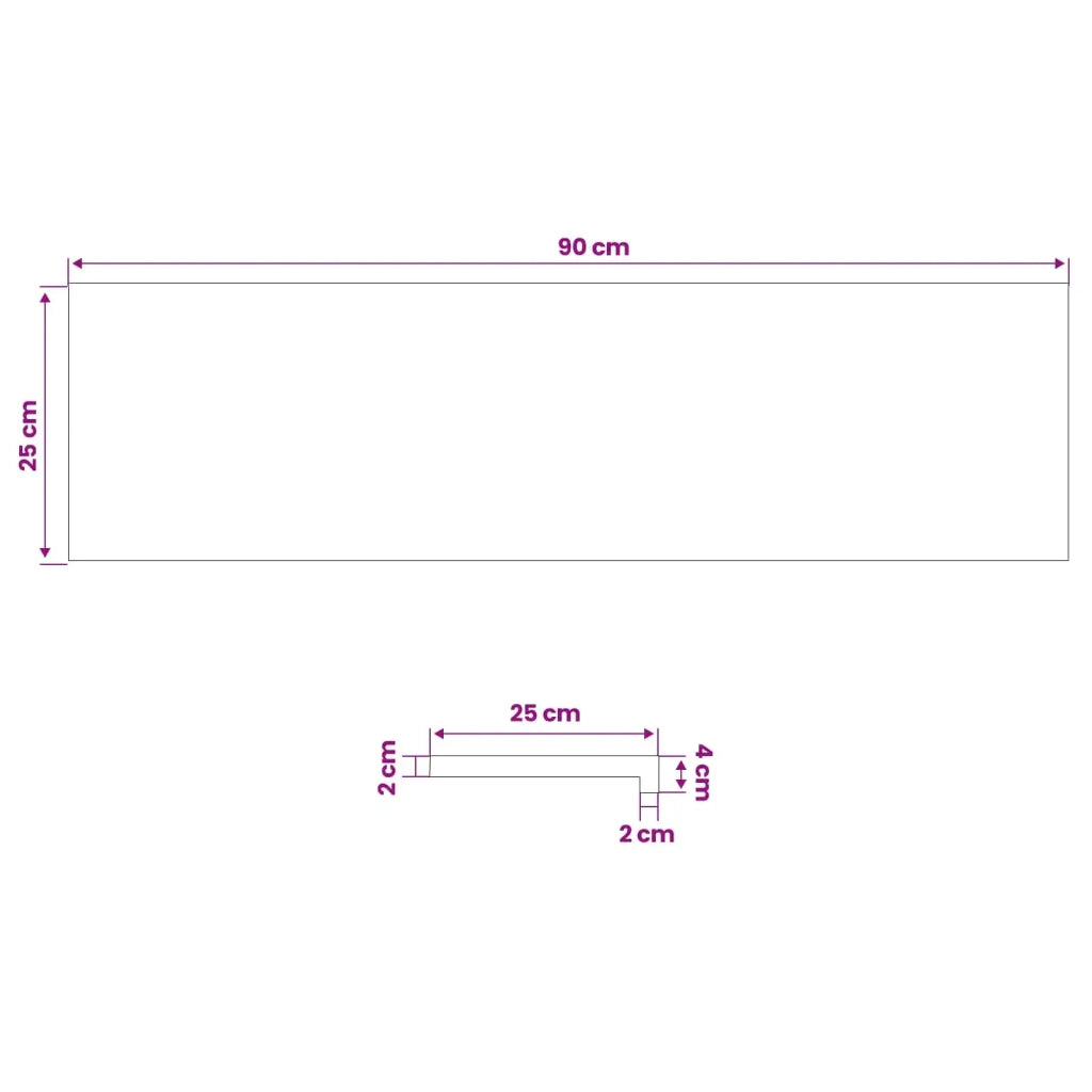 Tappeti per scale 2 pz 90 x 25 x 2 cm Marrone Chiaro 3446126