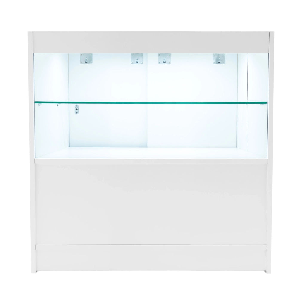 Set Banconi Bianco Eclipse LED 2 x C900 LM60 TB60 con Serrature e Vetrina