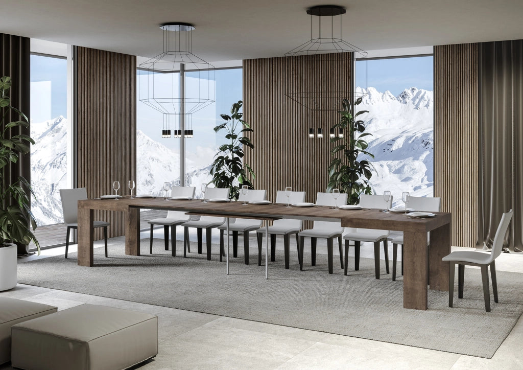 Tavolo allungabile 90x130/390 cm Roxel Noce