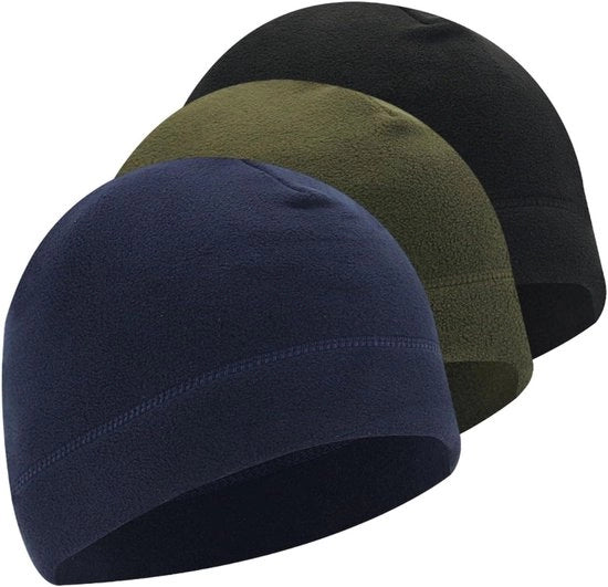 Cappello di lana termica per corridori e ciclisti con orecchie.