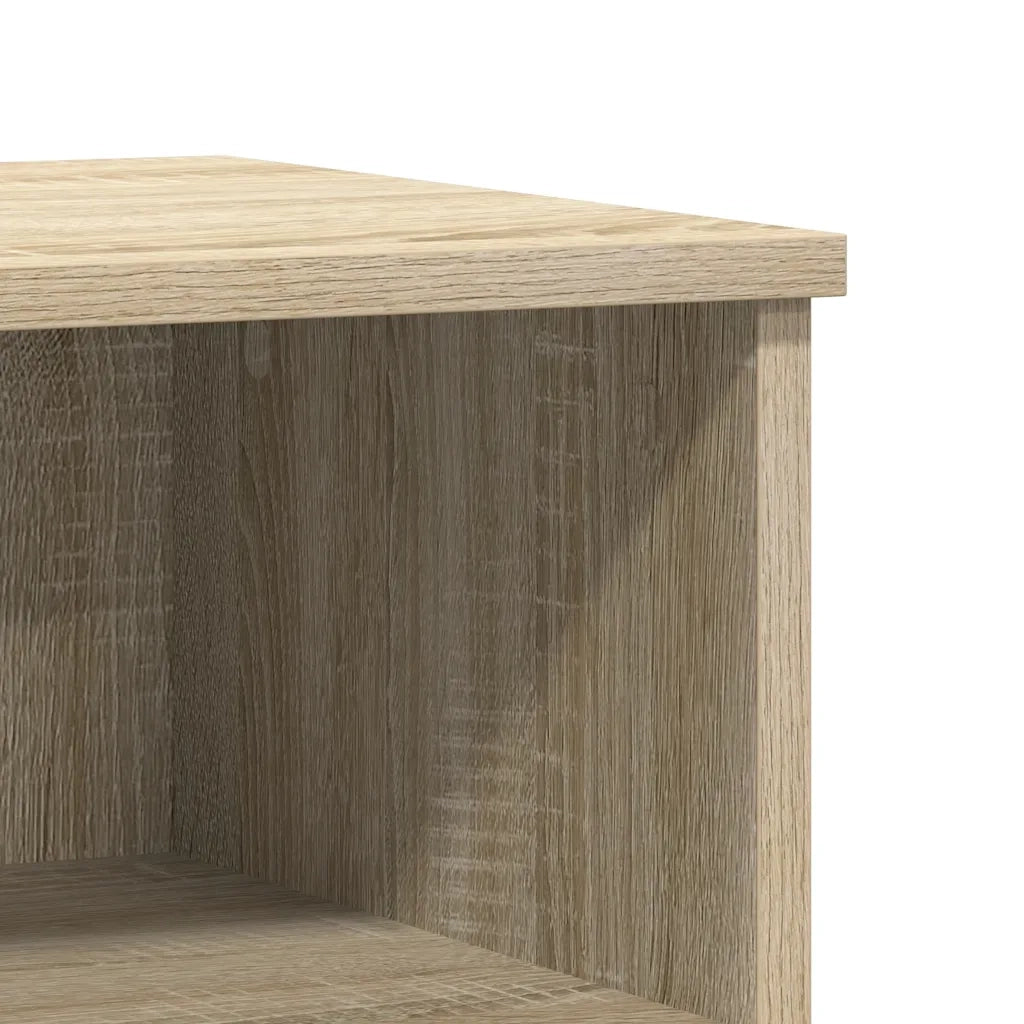 Comodini 2pz-Set di 2 Tavolino da notte Rovere Sonoma 40x35x50 cm in Legno Multistrato 310359