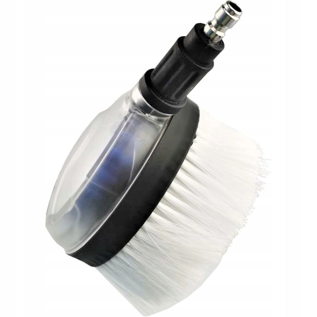 Spazzola Rotante HydroBrush Pro360 – Testina Rotante Automatica | Attacco Rapido 1/4"QC | Per Auto, Vetri, Facciate