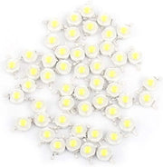 50 Pacchi di LED a 1W - Lampadine LED di Ricambio per Floodlights - Accessori di Illuminazione a Sfumatura Bianco e Caldo
