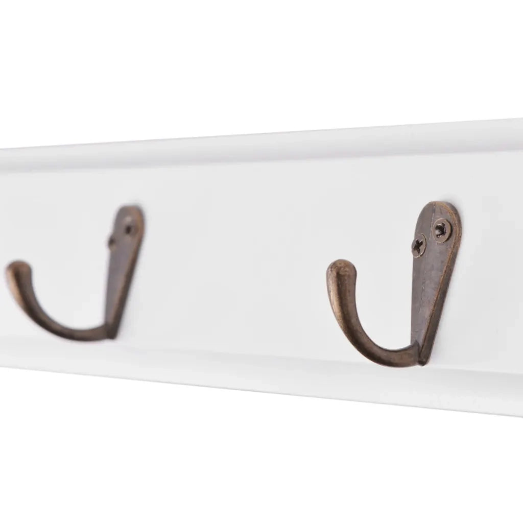 Appendiabiti in MDF bianco in stile barocco 242644