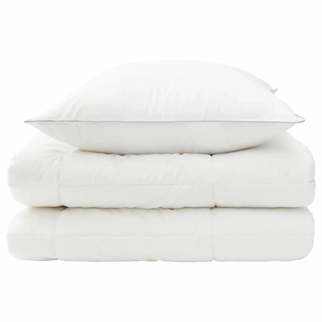 Set di piumone e cuscini 2 pcs 155x200 cm Inverno 450 GSM Lana 3441123