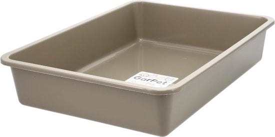Cassetta per gatti senza coperchio gabinetto per gatti grigio angolato XL 52 x 37 x 12 cm igienico