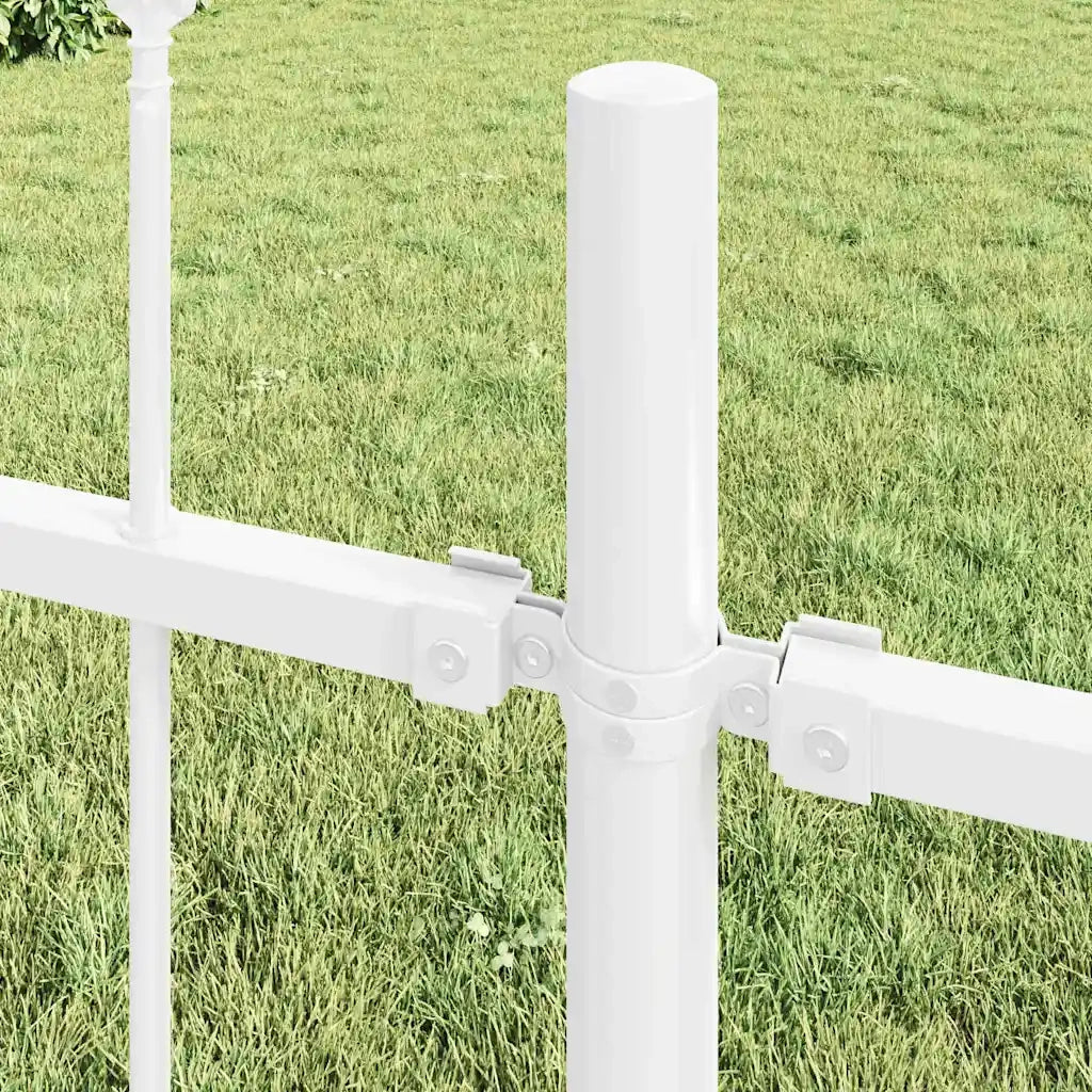 Recinzione per Giardino 8 pcs Bianco 13,6 x 0,8 m 3334159