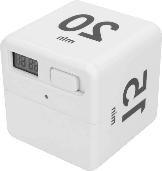 Timer a Cubo per Studenti - Gestione del Tempo Professionale (15-60 minuti)